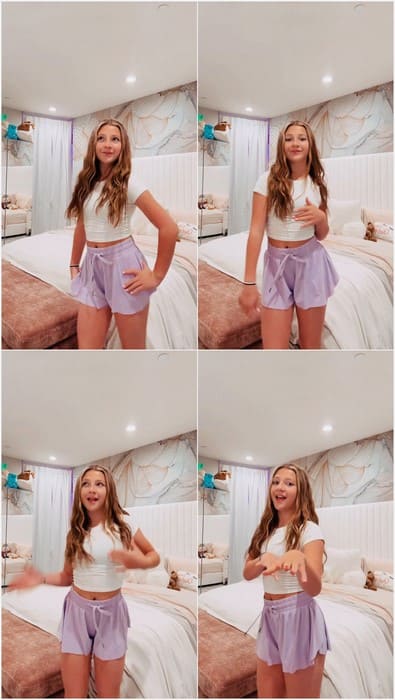 Young Teen Victoria Belle from Tiktok and Instagram. Always dance and recording.