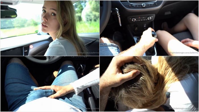 Avva Ballerina blowjob in car - download her full video from onlyfans.