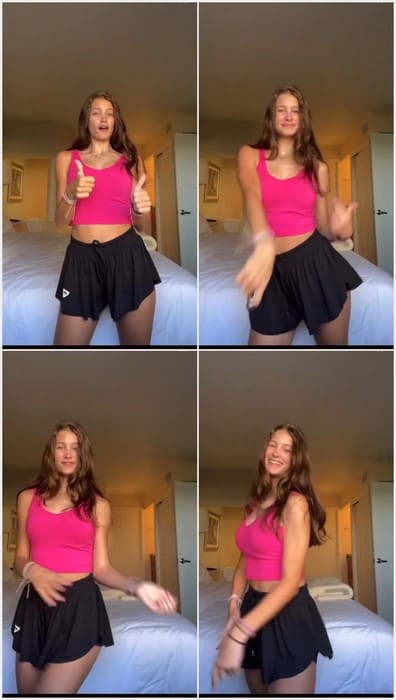 Teen 18yo Callie Leinbach Video with sexy legs. Show her fit ass.