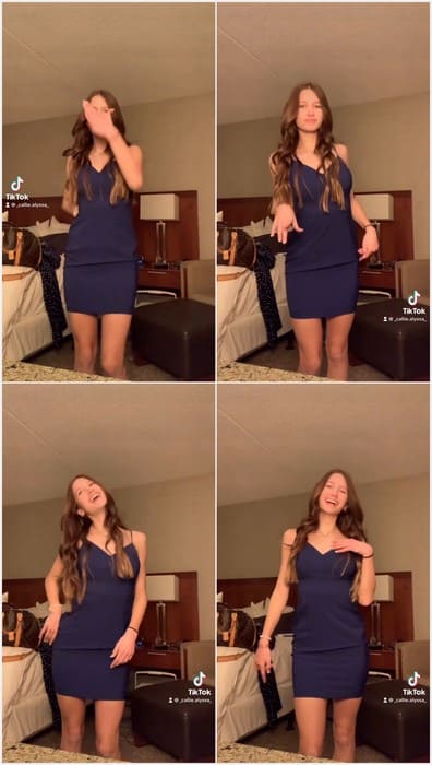 Callie Leinbach and bounce tits with sexy dance in tight dress. Download it and enjoy!