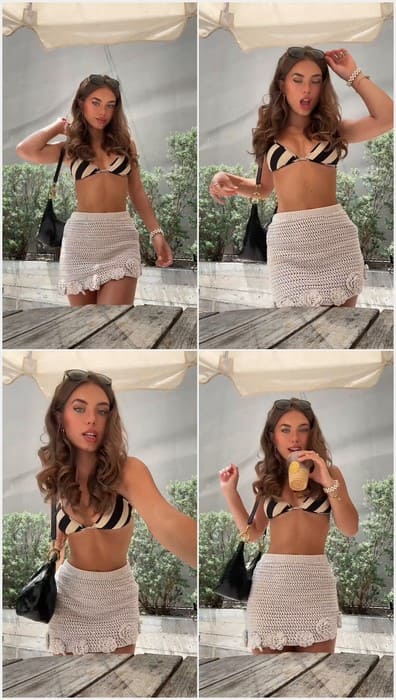 Young Caitlin Carmichael actress video - Showing her small young tits and bounce. She is topless hot tiktok actress.