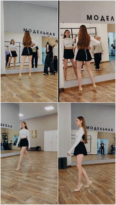 Dasha Gorbacheva Russian Girl in mini-skirt, very long and sexy legs for footjob. I like it!