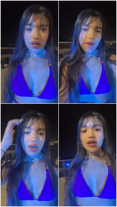 Isapxxxx sexy young insta model - Brunette girl posing for you on leaked video from tiktok.