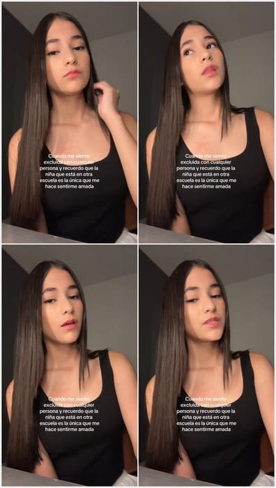 Valeria de Leon - Long hair tiktok model, taking and posing for you. Sexy lips and beauty face.