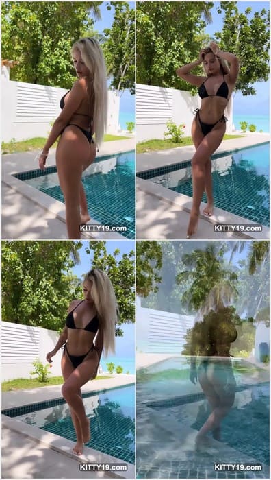 Alinaaignatova titty in black bikini - Alina waiting big cock inside her asshole! Her ass love fucking hard, i know!