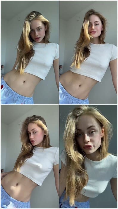 Kathrynn onlyfans leaks with young nipples in t-shirt, sexy tiktok star Dudka - naked for you on full leaked video.