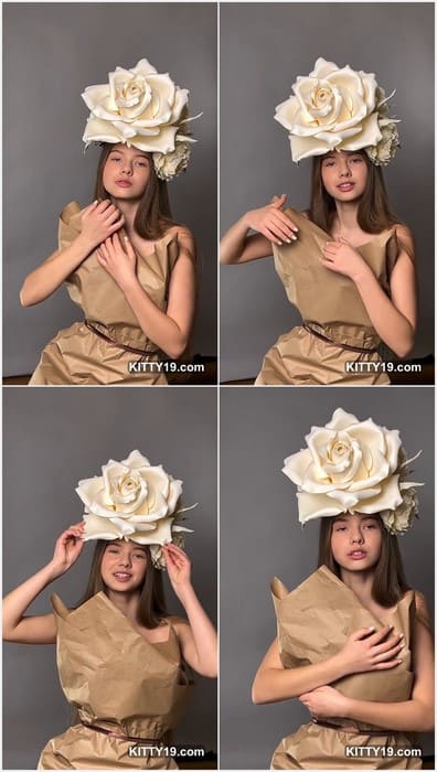 Young babe Maria Talanova fashion model - Posing with flower on hair! Sexy leaked.