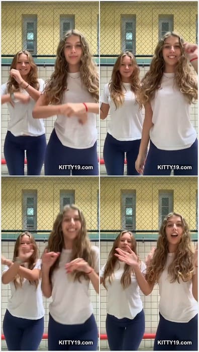 Maristinhas leaked tiktok video with 2 sexy college girls. Hot and young 19yo girls dancing and posing for you on leaked video.