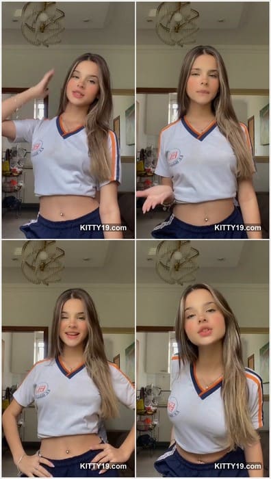 Medeixafraco sexy teen girl with hard titty nipples in tight and wet uniform t-short. Download it and enjoy!