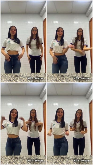 Medeixafraco hot girls showing tits and fit asses in bathroom his school (or college). Download it full leaked video!