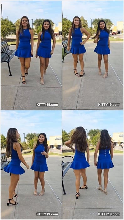 Mia Gonzalez teen instagram model with her brunette GF going to party. Download and enjoy!