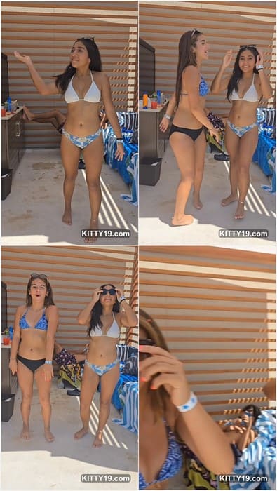 18teen girls Mia Gonzalez tiktok leak funny dancing video. Hot girls in bikini. Enjoy!