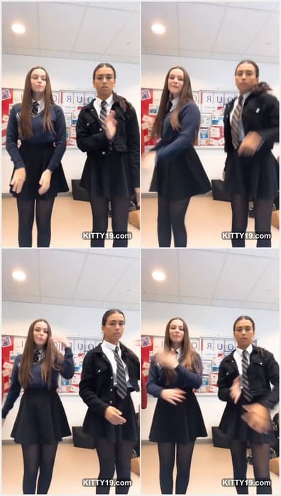 Nicole Antonia teens dancing in school, hot young girls on leaked tiktok video. Download it and enjoy!