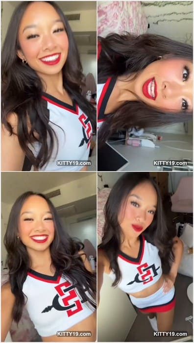 Nicole Laeno tiktok video in college uniform before sex with bf. She love big cock, 100%.