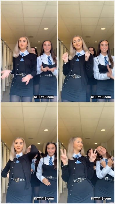 Rachelbirtles-X instagram stars from UK, dancing in college before group fucking with students!