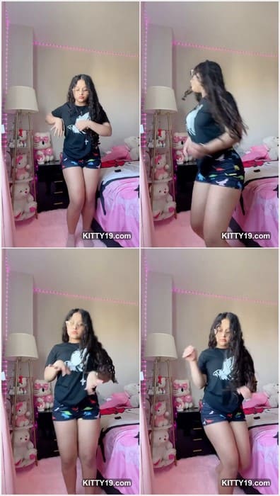 Stefrpp dancing in bedroom and showing her sexy leg, buddy. Download it free and cum now!