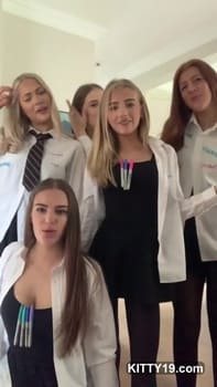 Schoolgirls uniform small tits