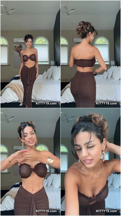 Hot model Dina Khalil nude leaked video and photos with her sexy boobs. Download it full leaked video now!