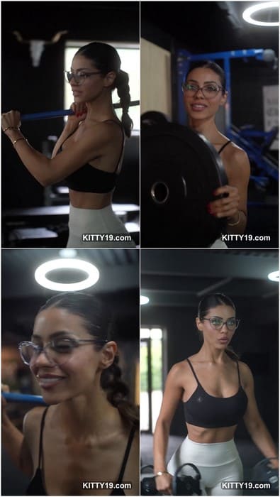 Dina Khalil onlyfans leaked video from gym, she is nonude model but Dina big tits perfect model and waiting your money, guys.