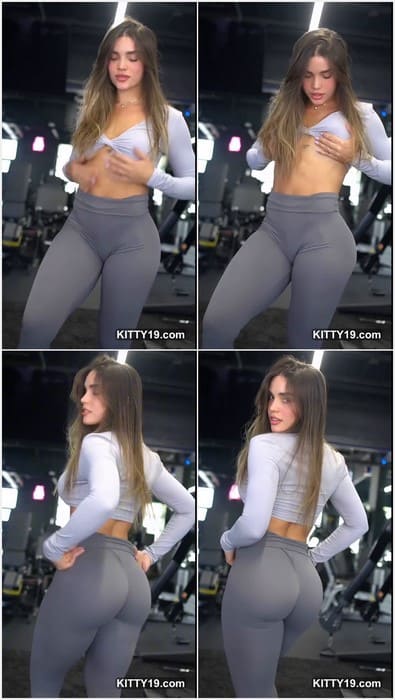 Gaby de Paula naked model in hot tight pants in gym. She is very beauty and hot model from Brazil and waiting her BF for sex now.