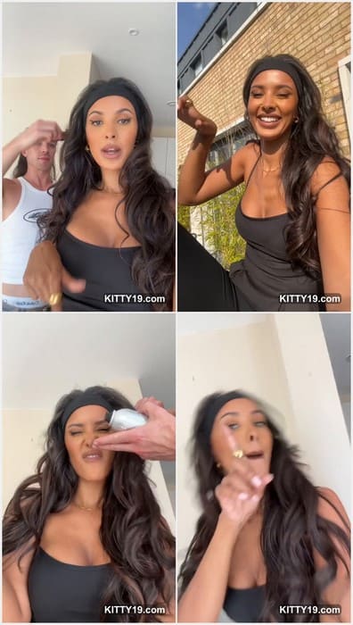 Brunette Milf Maya Jama leaks video collection with lesbian friends and her big cock boyfriend (withour fucking, sorry guys).