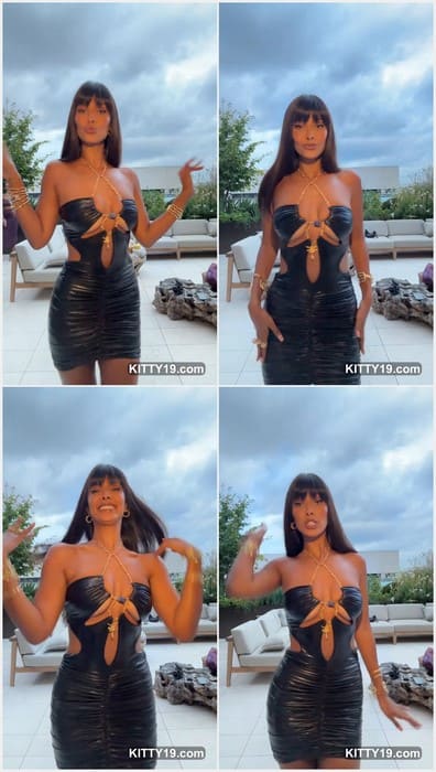 Maya Jama leaked dancing video from her instagram private page. Hot brunette with big boobs loves asshole licking with bf.