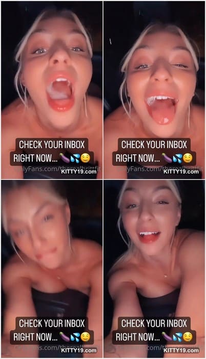 Therealbrittfit porn leak video with full mouth sperm. After massive cumshot her mouth and eyes - closed. Hot video!