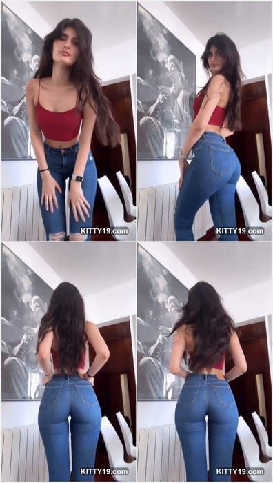 Yael Cohen Aris leaked video from onlyfans, try-on her tight jeans and shows perfect big fitness ass for you! Download it now!