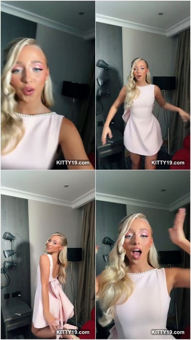 Amicharlize sexy blonde girl from her leaked tiktok video collection. Her small mouth want big cock with cum inside.