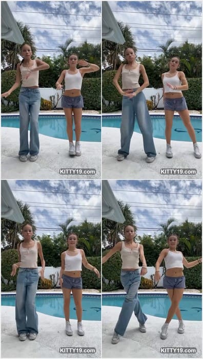 Giana Rose tiktok leak video with dancing on the pool. Sexy girl with hot legs! Download it now.