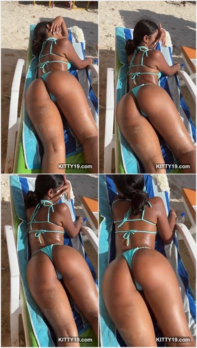 Julieth Diaz leaked video with incredible ass on the beach. She waiting black guy for crazy fucking.