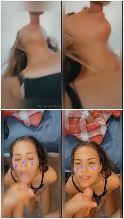 Zutaylor leak video with blowjob sextape action. Awesome babe get sperm in her mouth and need fuck in ass today! WOW