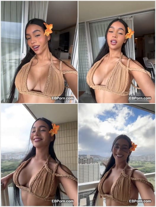 Barbara Ramirez topless brunette with hot boobs and awesome beauty smile. Sexy girl need suck my and your dick together.