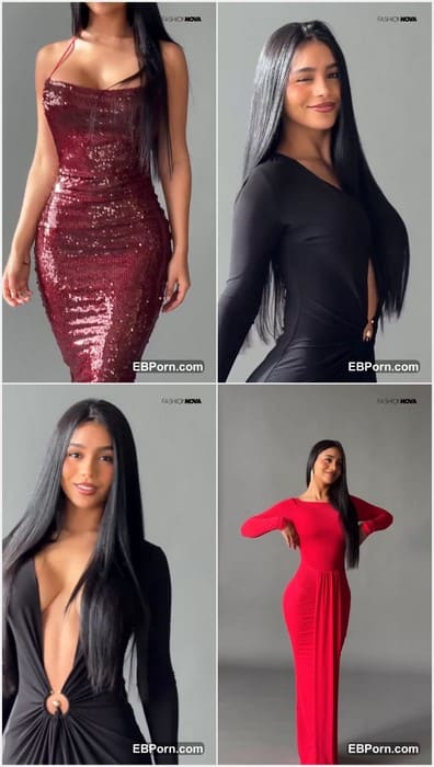 Barbara Ramirez bikini lover girl but today her adorable black dress looks good and hot! I wanna touch and rub her pussy now