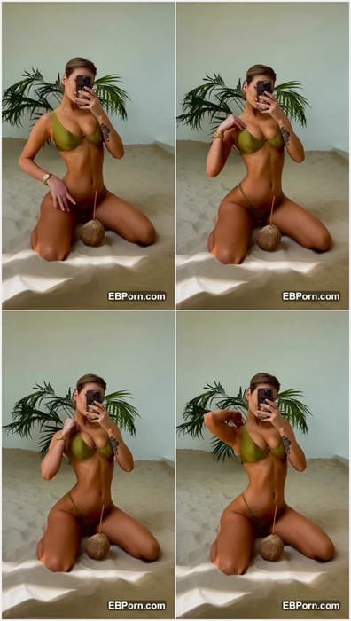 Borommaa instagram model in hot green bikini posing. Sexy and cute girl need sex and creampie now! Download it buddy and enjoy