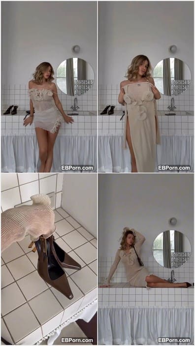 Dasha Boyko onlyfans leak video with her amazing body in dress. Beauty and sexy girl need really hot dick with full balls.